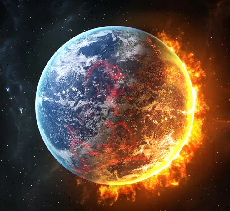 The planet on fire