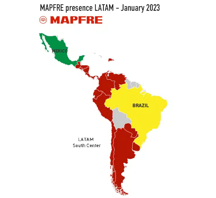 Reorganization of the MAPFRE Latam territorial structure